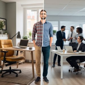 Mehr über den Artikel erfahren Zwischen Homeoffice und Büro: Wie finden wir das optimale Arbeitsmodell für mehr Zufriedenheit und Wachstum?